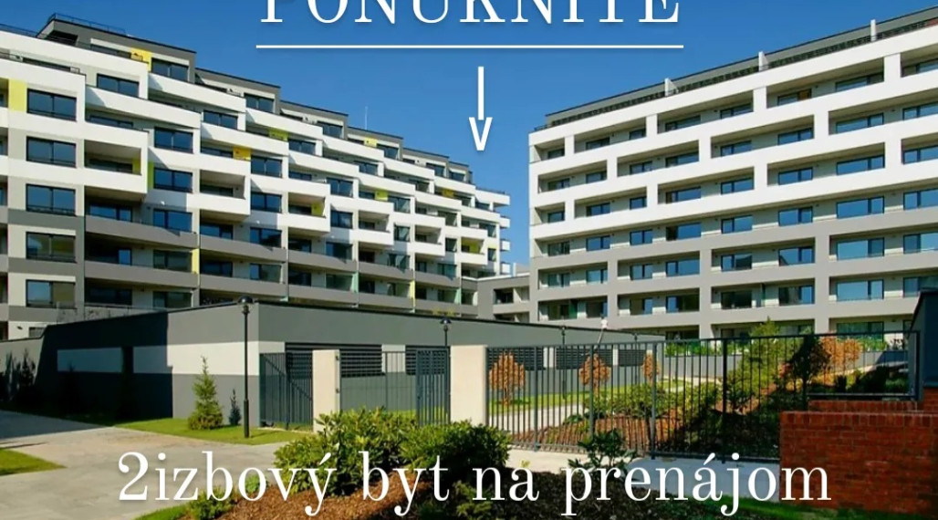 PONÚKNITE - 2izbový byt NOVOSTAVBA, Košice - Staré Mesto