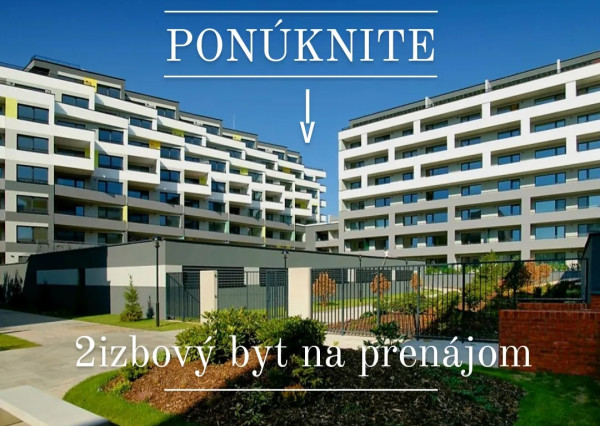 PONÚKNITE - 2izbový byt NOVOSTAVBA, Košice - Staré Mesto